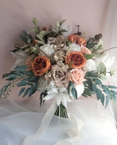Rose Pampas Bouquet 45cmW x 50cmH